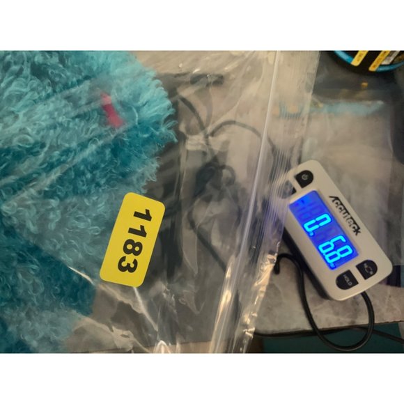 Pikmi Pops Moose Blue Pink Heart Embroidered Face 8 Inch Round Plush Stuffed Ani - Picture 8 of 8